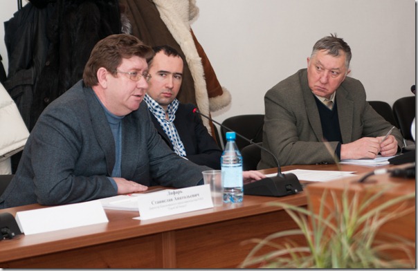В работе круглого стола в Красноярске приняли участие представители Евросибэнерго, En+ и Красноярскгидропроекта. Фото Ирины Якуниной